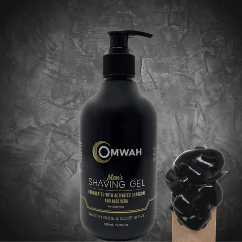 Charcoal Shaving Gel with Aloe Vera